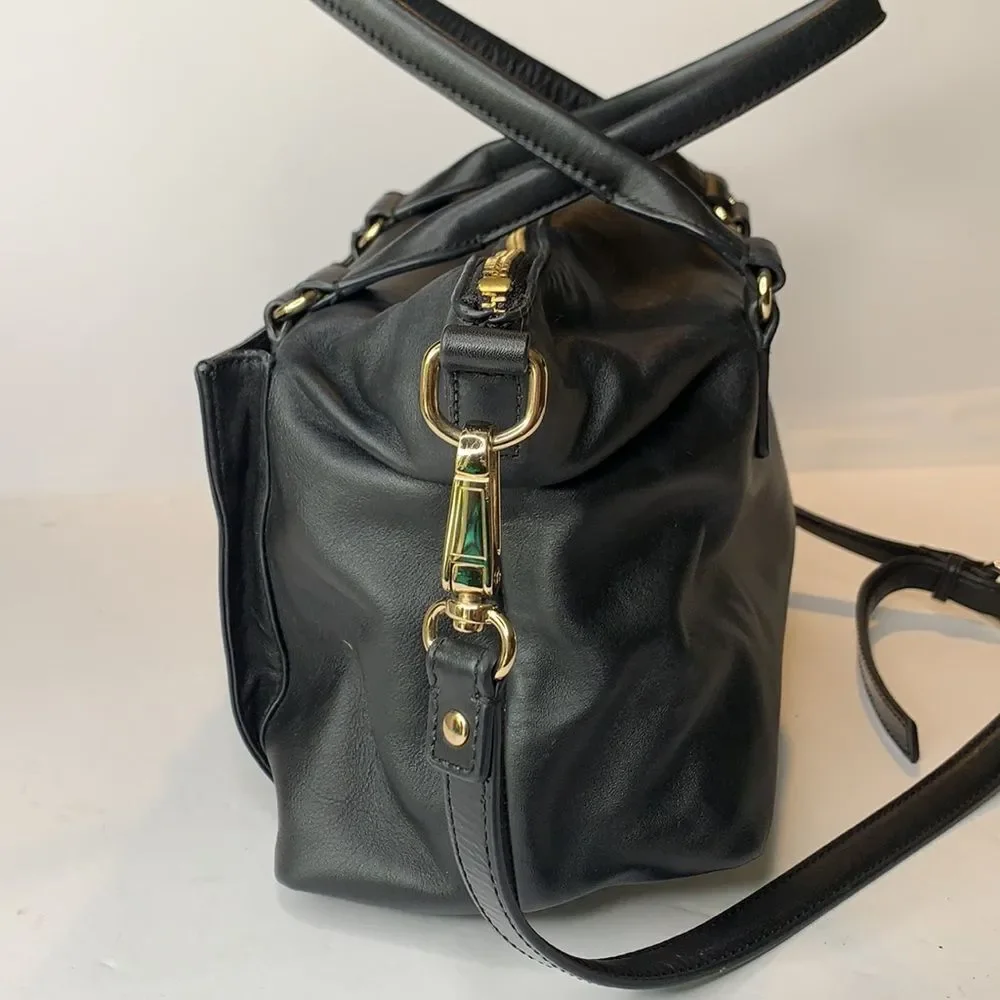 Kate Spade Hampton Rd Janie leather black shoulder